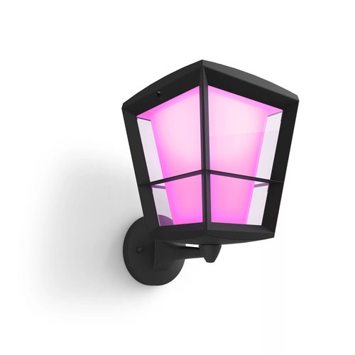 Philips Hue White and Color Ambiance Econic - Garten-Wandleuchte (Schwarz)