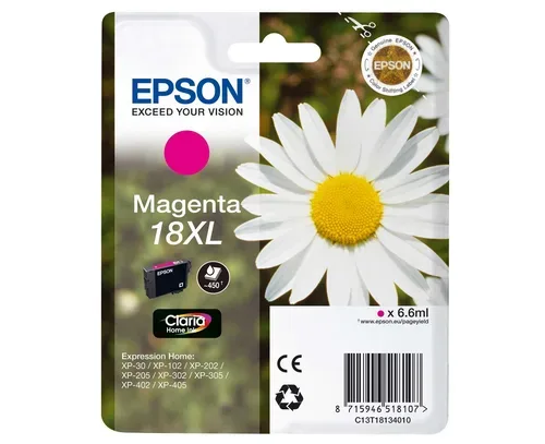 Epson E18XLm Druckerpatronen XL ma - Epson No. 18XL m, C13T18134010 für z.B. Epson Expression Home XP -100, Epson Expression Home XP -102