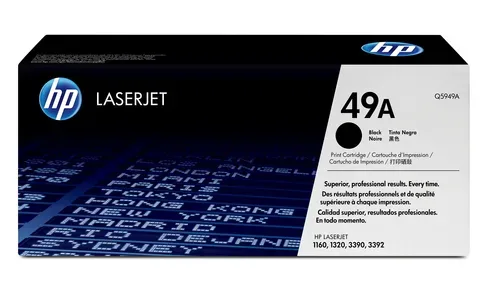 HP H49ABK Toner bk - Canon, HP No. 49A BK, CRG-708, Q5949A für z.B. Canon ISensys LBP -3300, Canon ISensys LBP -3360, Canon LBP -3300