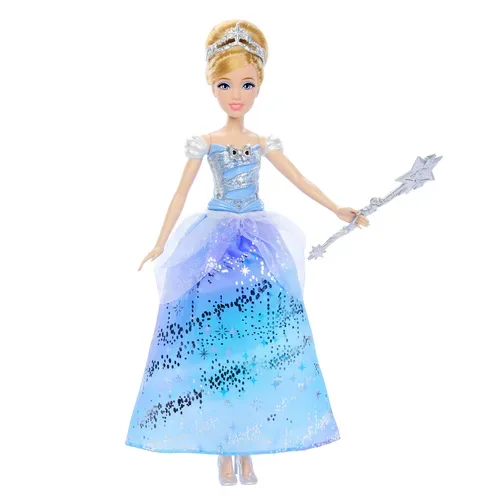 Mattel - Disney Prinzessin Feature Light Up Cinderella, Multicolor