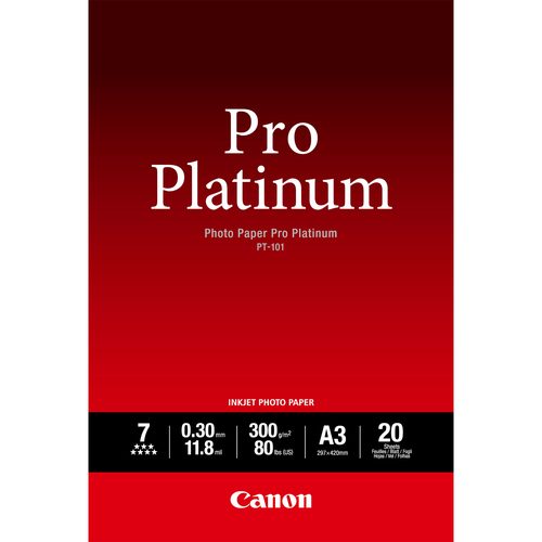 Canon Pro Platinum Photo Paper A3 Pt-101