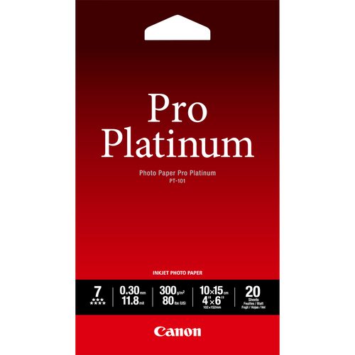 Canon Pro Platinum Photo Paper 10x15cm Pt-101