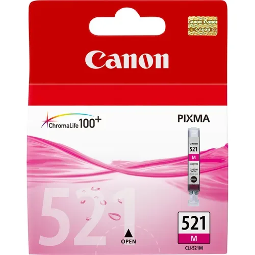 Canon C521m Druckerpatronen ma - Canon CLI-521m, 2935B001 für z.B. Canon Pixma MP 550, Canon Pixma IP 3600, Canon Pixma IP 4600, Canon Pixma IP 4700