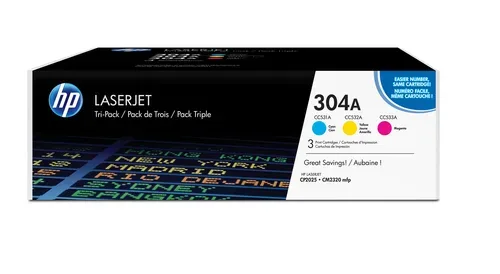 HP H304A Toner col - HP No. 304A, CF372AM für z.B. HP Color LaserJet CM 2300, HP Color LaserJet CM 2320 CB MFP, HP Color LaserJet CM 2323