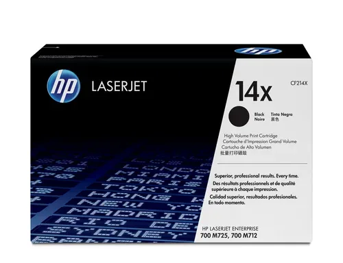 HP H14X Toner XL schwarz - HP No. 14X, CF214X für z.B. HP LaserJet Enterprise 700 MFP M 712 dn, HP LaserJet Enterprise 700 MFP M 712 n