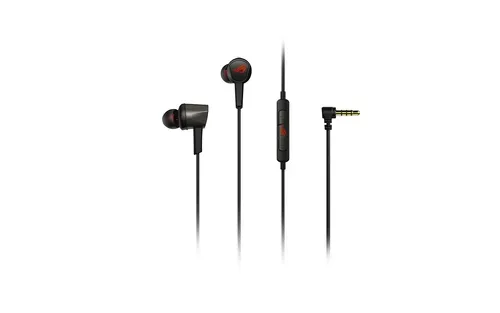 Asus ROG Cetra Core II In Ear Headset kabelgebunden Stereo Schwarz/Rot Lautstärkeregelung Gaming