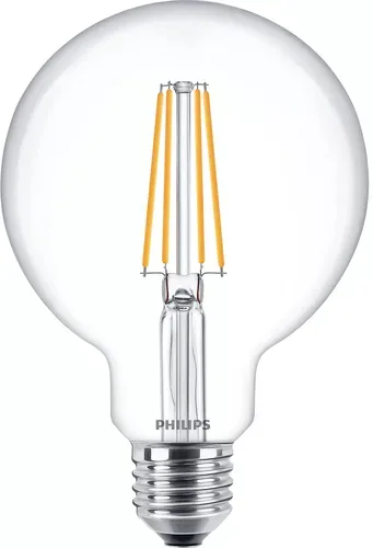 Philips LED 929001387901 LED EEK E (A - G) E27 Globeform 7 W = 60 W Warmweiß (Ø x L) 95 mm x 140 mm Filament 1 St.
