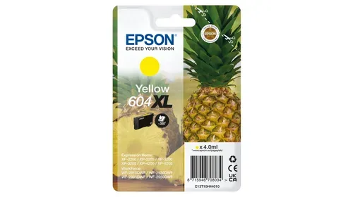 Epson E604XL Druckerpatronen XL y - Epson No. 604XL, T10H440 für z.B. Epson Expression Home XP -2200, Epson Expression Home XP -2205