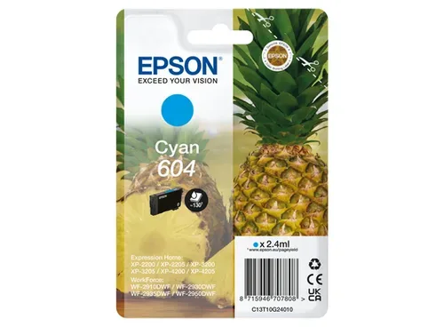 Epson E604 Druckerpatronen c - Epson No. 604, T10G240 für z.B. Epson Expression Home XP -2200, Epson Expression Home XP -2205