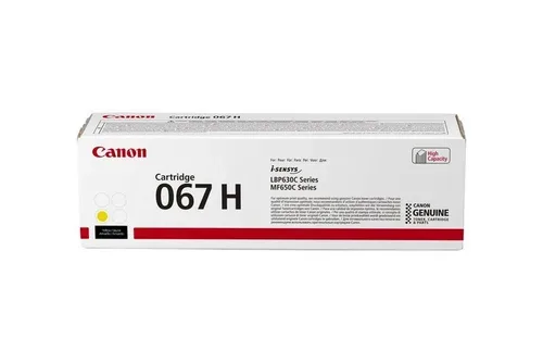 Canon H207-W2210/1/2/3-C067 Toner XL y - Canon 067H y, 5103C002 für z.B. Canon iSENSYS MF 651 Cw, Canon iSENSYS MF 650, Canon iSENSYS LBP -630