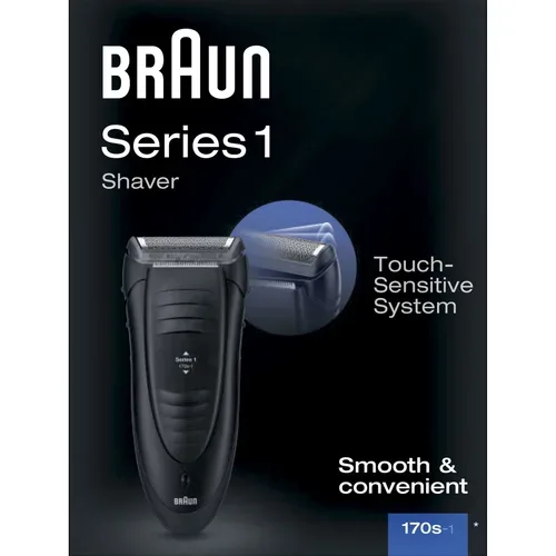 Braun - 170S Series 1 Schwarz - Herrenrasierer