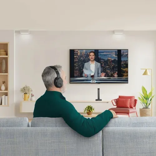 Hama -  TV-Kopfhörer Over-Ear 2,4 GHz kabellos Schwarz