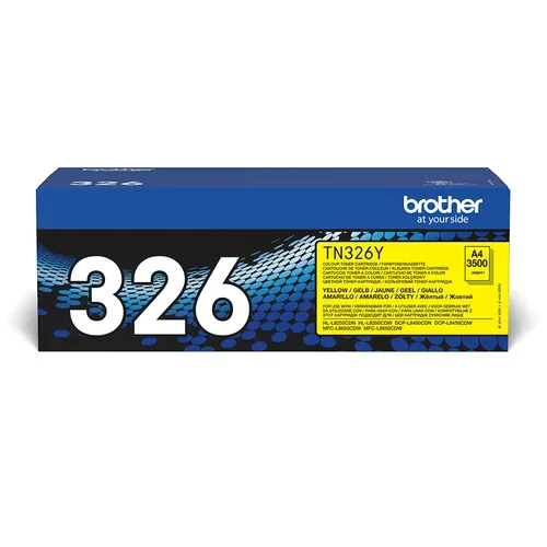 Brother B326Y Toner XL ye - Brother TN-326Y für z.B. Brother DCPL 8400 CDN, Brother DCPL 8450 CDW, Brother HLL 8250 CDN, Brother HLL 8350 CDW