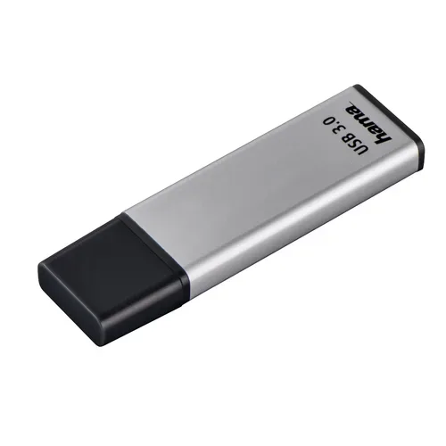 HAMA Classic - USB-Stick (128 GB, Silber)
