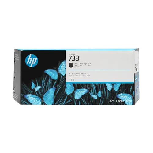 HP 738 - 300 ml - Schwarz - original - DesignJet