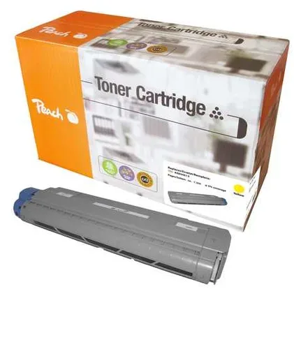 Peach O4484 Toner ye ersetzt OKI 44844613 für z.B. OKI C 822 CDTN, OKI C 822 DN, OKI C 822 N, OKI C 822