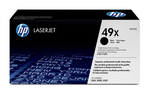 HP H49XBK Toner XL bk - Canon, HP No. 49X BK, Q5949X für z.B. Canon ISensys LBP -3300, Canon ISensys LBP -3360, Canon Lasershot LBP -3300