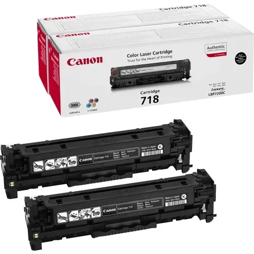 Canon H718BK Toner bk - Canon No. 718BK, 2662B005 für z.B. Canon ISensys MF 724 Cdw, Canon ISensys LBP -7200, Canon ISensys LBP -7200 c