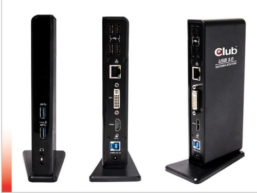 club3D USB Adapter Schwarz