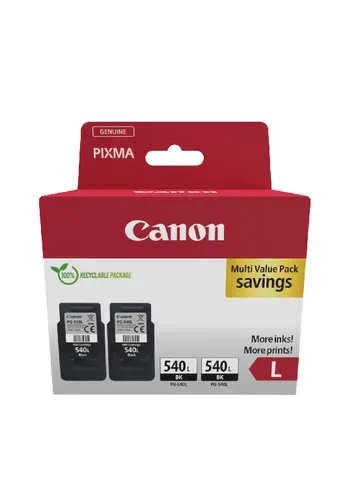 Canon C540LTWIN Druckerpatronen XL bk - Canon PG-540LTWIN für z.B. Canon Pixma TS 5150, Canon Pixma TS 5151, Canon Pixma MG 3650, Canon Pixma MX 475