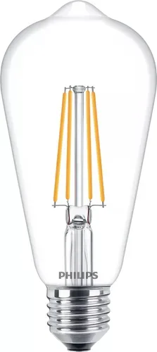 Philips LED 76305300 LED EEK E (A - G) E27 Spezialform 7 W = 60 W Warmweiß (Ø x L) 6.4 cm x 14 cm 1 St.