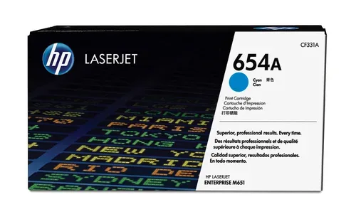 HEWLETT PACKARD - HP Toner-Modul 654A cyan CF331A CLJ Enterprise M651 15'000 S., One Size