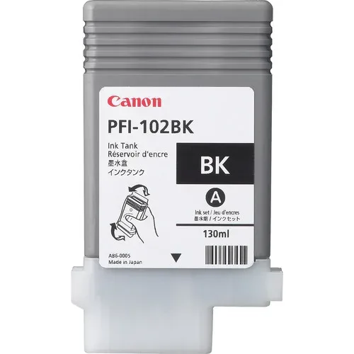 Canon C102BK Druckerpatronen bk - Canon PFI-102BK, 0895B001, 29952627 für z.B. Canon Imageprograf IPF 500, Canon Imageprograf IPF 510