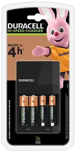 DURACELL Ladeger&auml;t CEF14 4-118577 inkl.2xAA + 2xAAA 4 Stunden