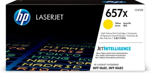 HP H657XY Toner XL yellow - HP No. 657X Y, CF472X für z.B. HP Color LaserJet Enterprise Flow MFP M 681 dh