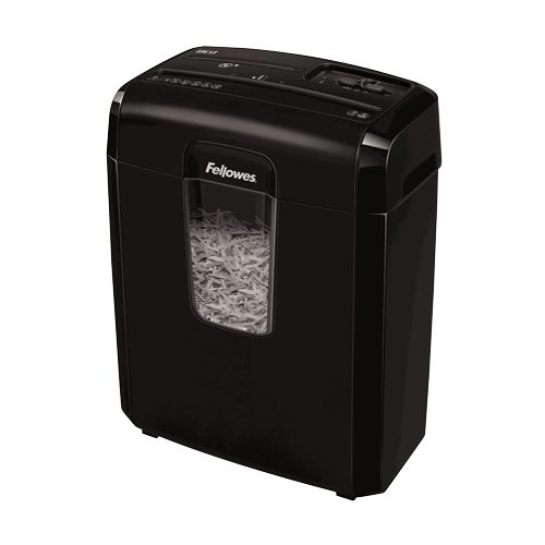 Fellowes 8CD - Aktenvernichter (Schwarz)