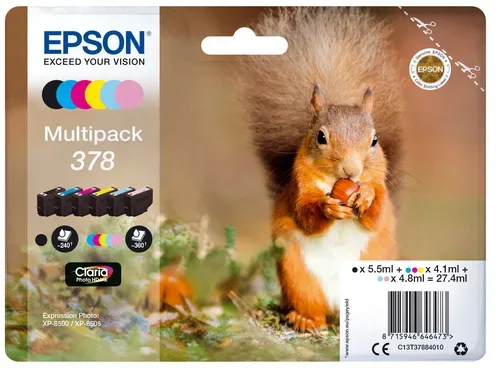 EPSON Multipack Tinte 378 6-color T378840 XP-8500/8505