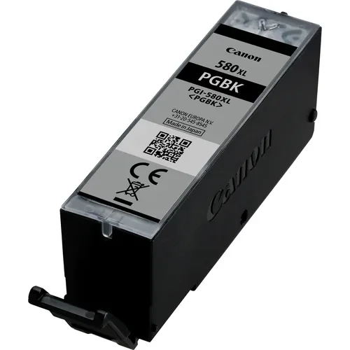Canon C580XLPGBK Druckerpatronen XL schwarz - Canon PGI-580XLPGBK, 2024C001 für z.B. Canon Pixma TS 8350, Canon Pixma TS 6351 a, Canon Pixma TR 8550