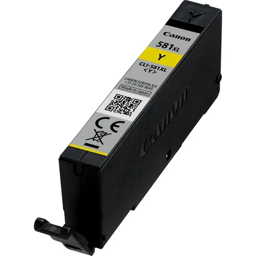 Canon C581XLY Druckerpatronen XL gelb - Canon CLI-581XLY, 2051C001 für z.B. Canon Pixma TS 8350, Canon Pixma TS 6351 a, Canon Pixma TR 8550