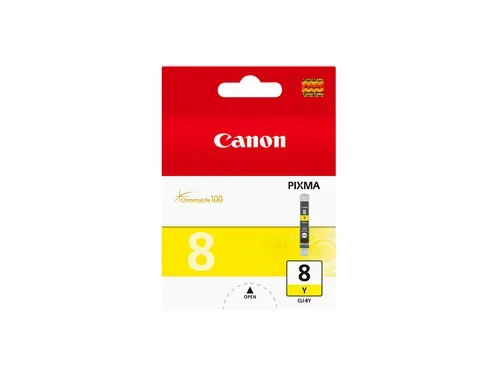 Canon C8Y Druckerpatronen ye - Canon CLI-8Y, 0623B001, 0623B026 für z.B. Canon Pixma IP 5200, Canon Pixma IP 3300, Canon Pixma IP 3500