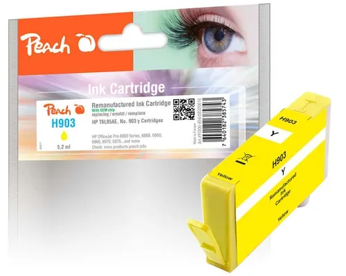 Peach HP 903 y Druckerpatrone ye ersetzt HP No. 903 y, T6L95AE für z.B. HP OfficeJet Pro 6970, HP OfficeJet Pro 6860, HP OfficeJet Pro 6868