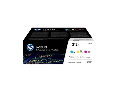 HP H312A Toner (C, M, yellow) - HP No. 312A, CF440AM für z.B. HP Color LaserJet Pro MFP M 476 dn, HP Color LaserJet Pro MFP M 476 dw