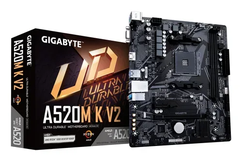 Gigabyte A520M K V2, Mainboard