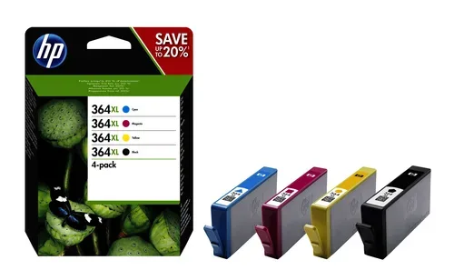 HP H364XL Druckerpatronen XL bk - HP No. 364XL, J3M83AE für z.B. HP PhotoSmart eStation C 510, HP PhotoSmart 7520 e All-in-One, HP DeskJet D 5400