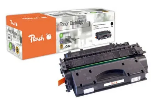 Peach HP 05 XBK Toner bk ersetzt HP No. 05X BK, CE505X für z.B. HP LaserJet P 2050, HP LaserJet P 2053 D, HP LaserJet P 2053 DN, HP LaserJet P 2055