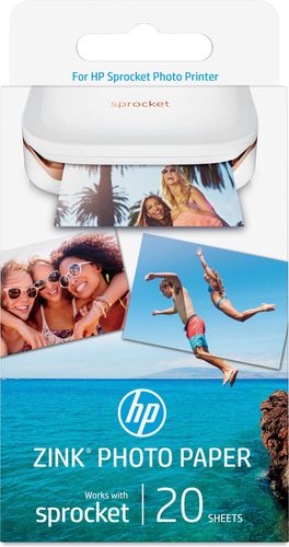 HP Zink 5 x 7 6cm Photo Paper 20 Blatt W4Z13A