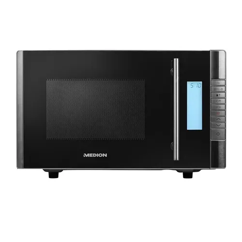 MEDION LIFE 2 in1 Mikrowelle MD 14482, Kombination aus Mikrowelle & Grill, 8 Automatikprogramme, 20L Garinnenraum, Auftaufunktion