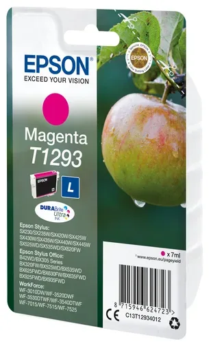 Epson E129 Druckerpatronen XL m - Epson T1293 m, C13T12934011 für z.B. Epson Stylus SX 525 WD, Epson Stylus SX 230, Epson Stylus SX 235 W