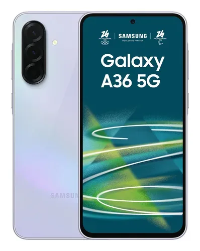 Samsung Galaxy A36 - 128 GB, Awesome Lavender, 6.7'', 50 MP, 5G Smartphone 128GB – lavendel