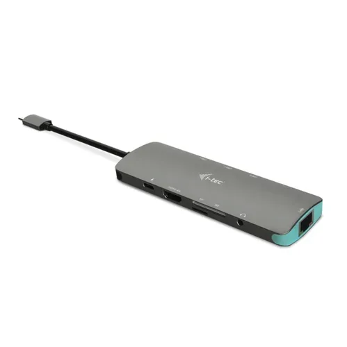 i-tec - Metal USB-C Nano Docking Station 4K HDMI LAN + Power Delivery 100 W, Türkisblau
