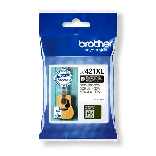 Brother B421XLBK Druckerpatronen XL bk - Brother LC-421XLBK für z.B. Brother MFCJ 1010 DW, Brother DCPJ 1050 DW, Brother DCPJ 1140 DW