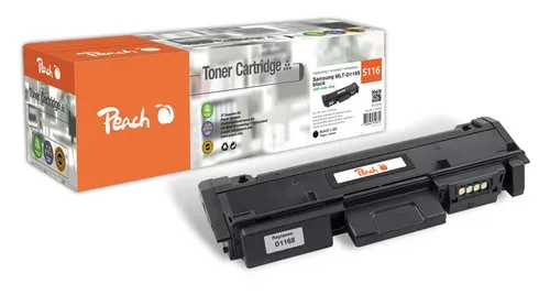Peach S116 Toner bk ersetzt Samsung MLT-D116S/ELS, SU840A für z.B. Samsung SLM 2625, Samsung SLM 2625 D, Samsung SLM 2625 F, Samsung SLM 2625 FN
