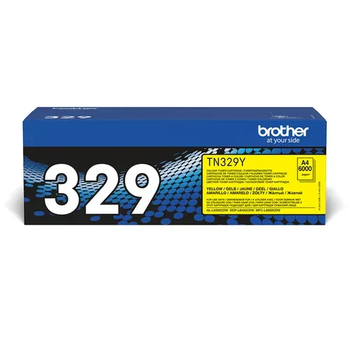 Brother B329Y Toner XL ye - Brother TN-329Y für z.B. Brother DCPL 8450 CDW, Brother HLL 8350 CDW, Brother HLL 8350 CDWT, Brother MFCL 8600 CDW