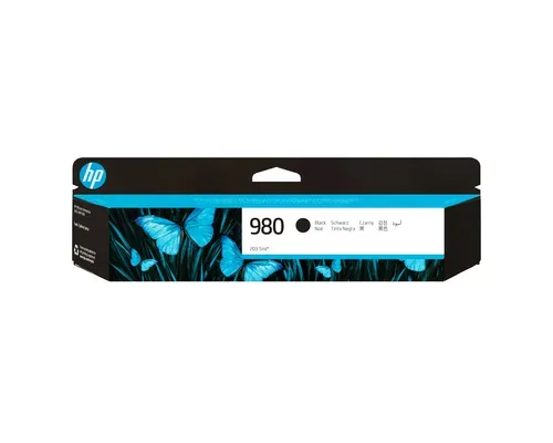 HP H980bk Druckerpatronen bk - HP No. 980 bk, D8J10A für z.B. HP OfficeJet Enterprise Color Flow X 585 z MFP, HP OfficeJet Enterprise Color X 550