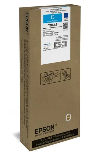 Epson E944/945/946 Druckerpatronen c - Epson T9442, No. 944C, C13T944240 für z.B. Epson WorkForce Pro WFC 5710 DWF, Epson WorkForce Pro WFC 5210 DW