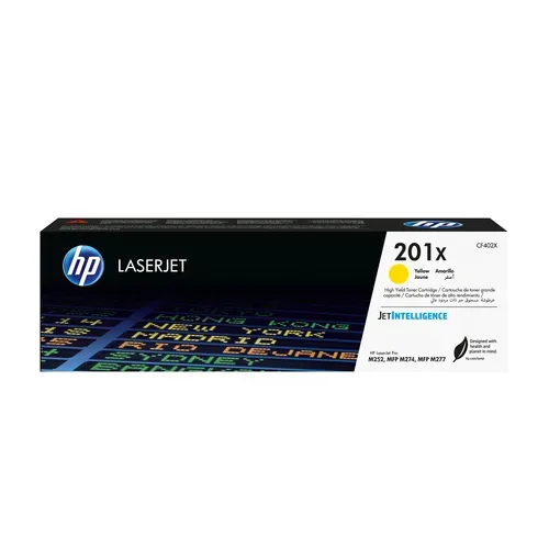 HEWLETT PACKARD - HP Toner-Modul 201X yellow CF402X CLJ Pro M252/MFP277 2300 S., One Size